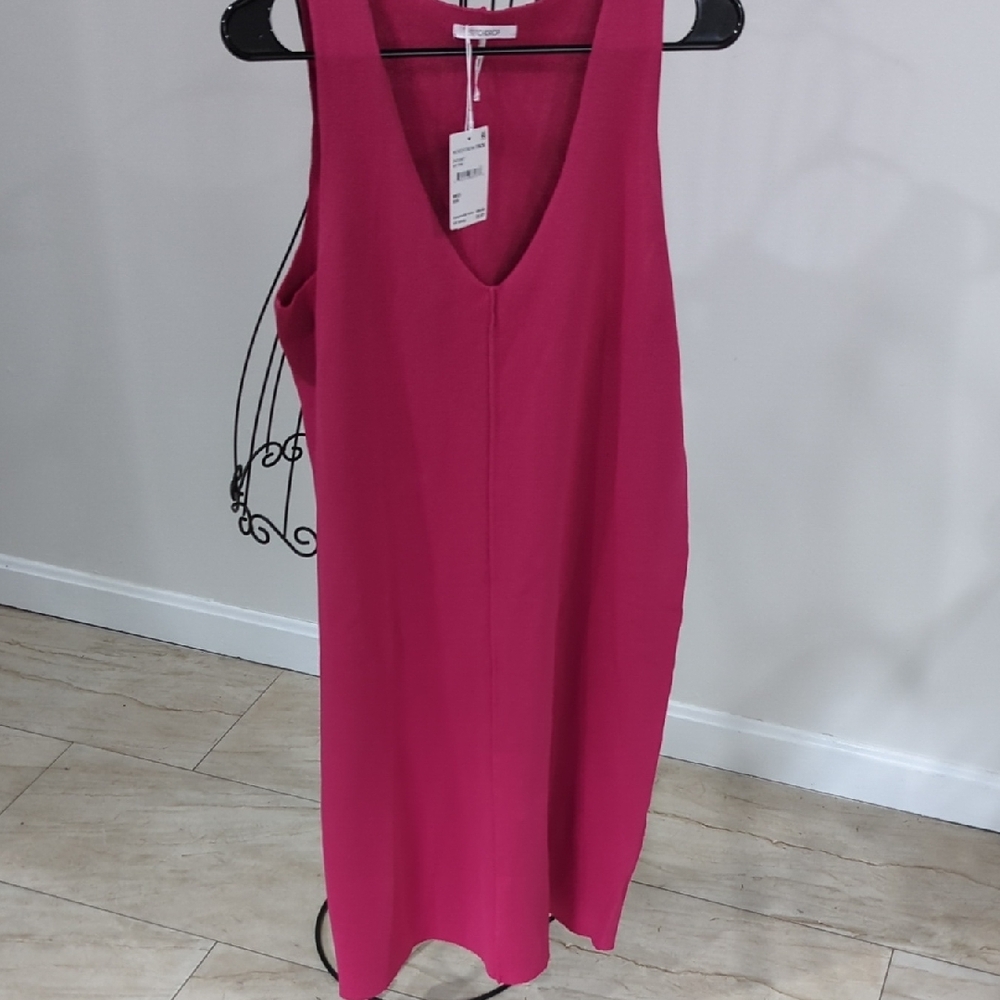 Knit Pink Sleeveless Dress